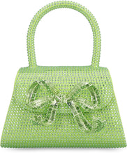 Load image into Gallery viewer, Embellished satin Bow Bag