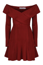 Load image into Gallery viewer, Mini knitted viscose dress