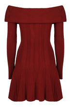 Load image into Gallery viewer, Mini knitted viscose dress