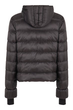 Load image into Gallery viewer, Full-zip down jacket with hood