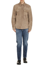 Load image into Gallery viewer, Suede overshirt