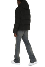 Load image into Gallery viewer, Camo hooded nylon down jacket