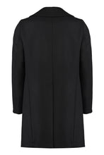 Load image into Gallery viewer, Wool blend double-breasted coat