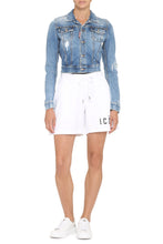 Load image into Gallery viewer, Bleach wash denim jacket
