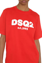 Load image into Gallery viewer, Short sleeve printed cotton t-shirt