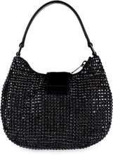 Load image into Gallery viewer, Diamante Crescent Bow Handbag