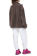 Load image into Gallery viewer, Chenille full-zip sweatshirt