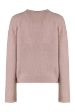 Load image into Gallery viewer, Round neck sweater in brushed alpaca blend