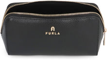 Load image into Gallery viewer, Furla Camelia leather beauty case