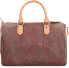 Load image into Gallery viewer, Paisley print boston bag