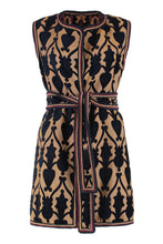 Load image into Gallery viewer, Reversible gilet in chenille jacquard