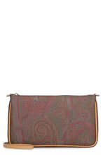 Load image into Gallery viewer, Printed canvas clutch