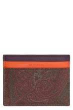 Load image into Gallery viewer, Paisley print card case