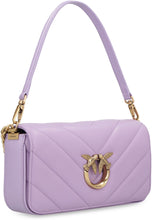 Load image into Gallery viewer, Mini Love Click baguette bag in leather