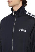 Load image into Gallery viewer, Full zip sweatshirt with side stripes