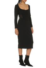 Load image into Gallery viewer, Anacleto midi viscose dress