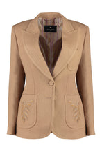 Load image into Gallery viewer, Single-breasted two-button blazer