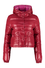 Load image into Gallery viewer, Hooded quilted down jacket