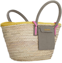 Load image into Gallery viewer, Soleil raffia handbag