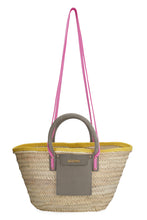 Load image into Gallery viewer, Soleil raffia handbag