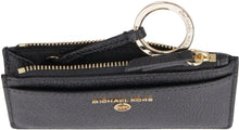 Load image into Gallery viewer, Jet Set Charm pebbled leather card holder