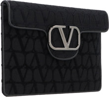 Load image into Gallery viewer, Valentino Garavani - Locò logo print flat pouch