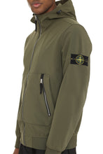 Load image into Gallery viewer, Hooded techno fabric raincoat