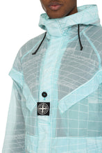 Load image into Gallery viewer, Hooded techno fabric raincoat