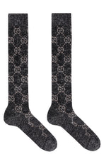 Load image into Gallery viewer, Jacquard logo cotton blend socks