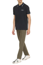 Load image into Gallery viewer, Logo embroidery piqué polo shirt
