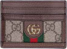 Load image into Gallery viewer, Ophidia GG supreme fabric card holder