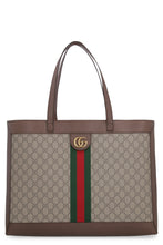 Load image into Gallery viewer, Ophidia GG supreme fabric tote bag