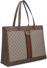 Load image into Gallery viewer, Ophidia GG supreme fabric tote bag