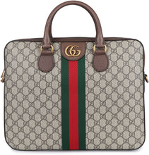 Load image into Gallery viewer, Ophidia GG supreme fabric briefcase