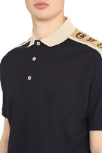 Load image into Gallery viewer, Cotton piqué polo shirt