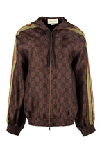 Load image into Gallery viewer, Full zip sweatshirt with side stripes