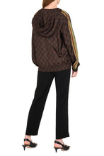 Load image into Gallery viewer, Full zip sweatshirt with side stripes