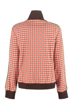 Load image into Gallery viewer, Contrasting stripes full-zip jacket