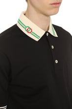 Load image into Gallery viewer, Stretch cotton piqué polo shirt
