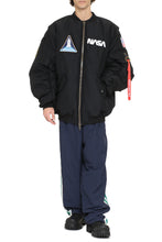 Load image into Gallery viewer, Space nylon bomber jacket