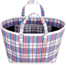Load image into Gallery viewer, East-West smooth leather tote bag