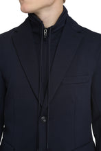 Load image into Gallery viewer, Wool blend single-breast jacket