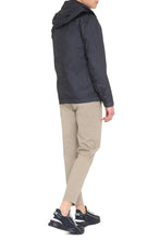 Load image into Gallery viewer, Hooded techno fabric raincoat