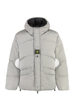 Load image into Gallery viewer, Hooded nylon down jacket