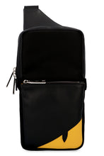 Load image into Gallery viewer, Nylon and leather one-shoulder backpack
