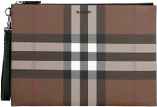 Load image into Gallery viewer, Checked flat pouch