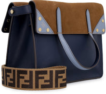 Load image into Gallery viewer, Fendi Flip leather tote