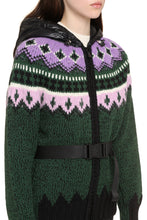 Load image into Gallery viewer, Knitted full-zip sweatshirt