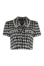 Load image into Gallery viewer, Lurex tweed cropped top