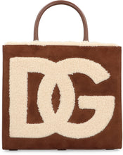 Load image into Gallery viewer, Suede tote bag